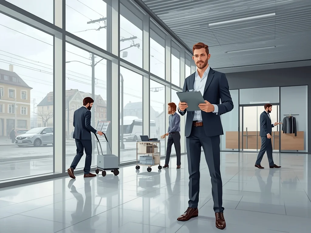 Obrazek poglądowy: Kierownik przedsiębiorstwa świadczącego usługi osobiste i porządkowe