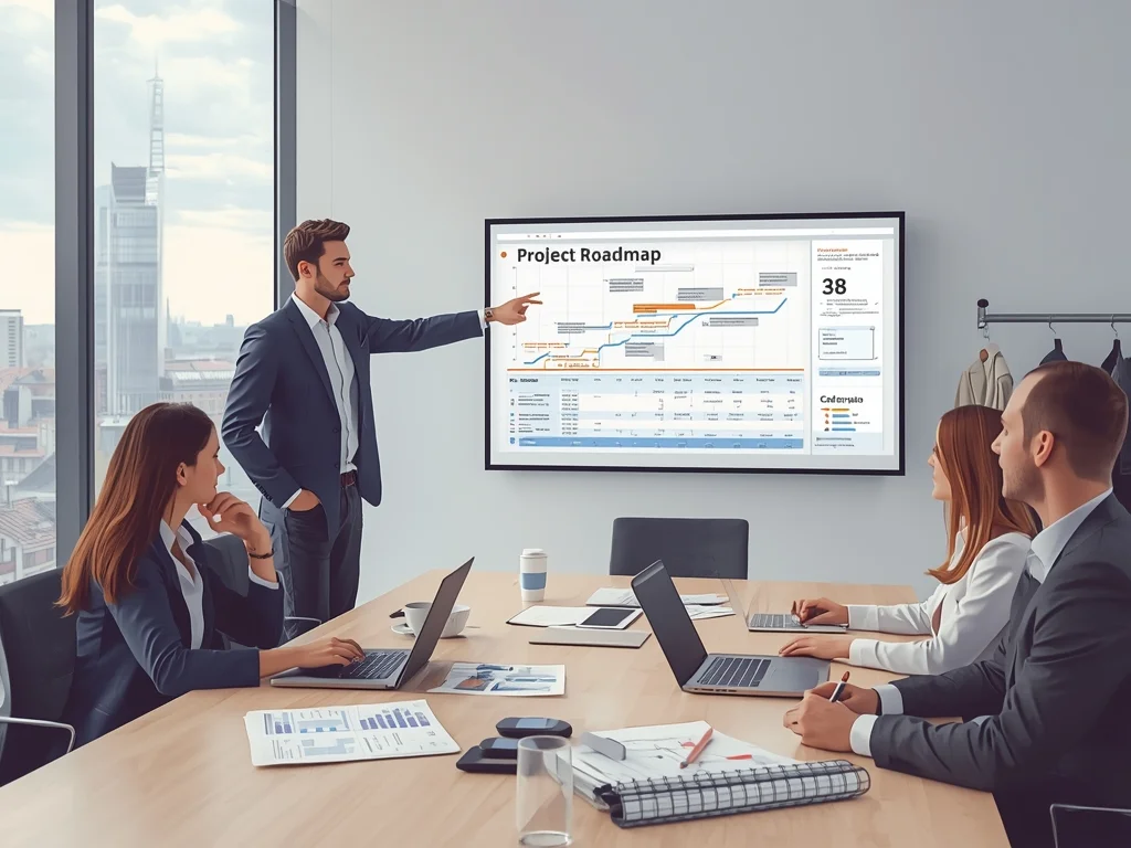 Obrazek poglądowy: Kierownik przedsiębiorstwa informatycznego