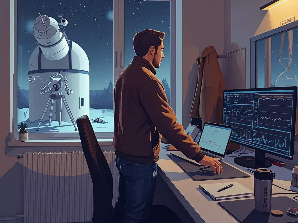 Obrazek poglądowy: Astrofizyk