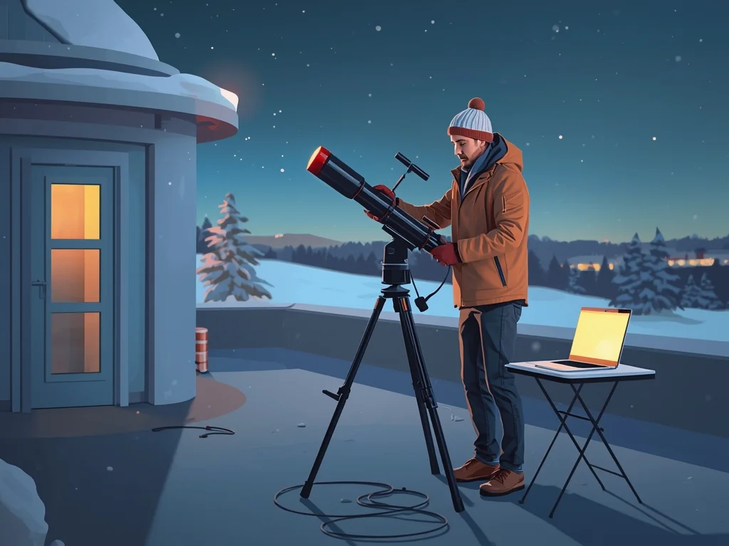 Obrazek poglądowy: Astronom