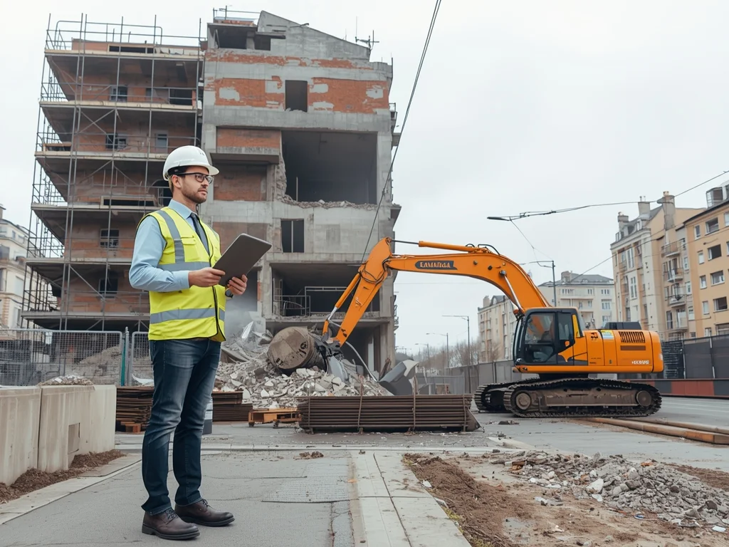 Obrazek poglądowy: Inżynier budownictwa – wyburzanie obiektów