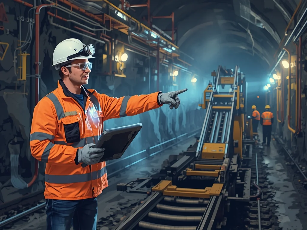 Obrazek poglądowy: Inżynier górnik – górnictwo podziemne