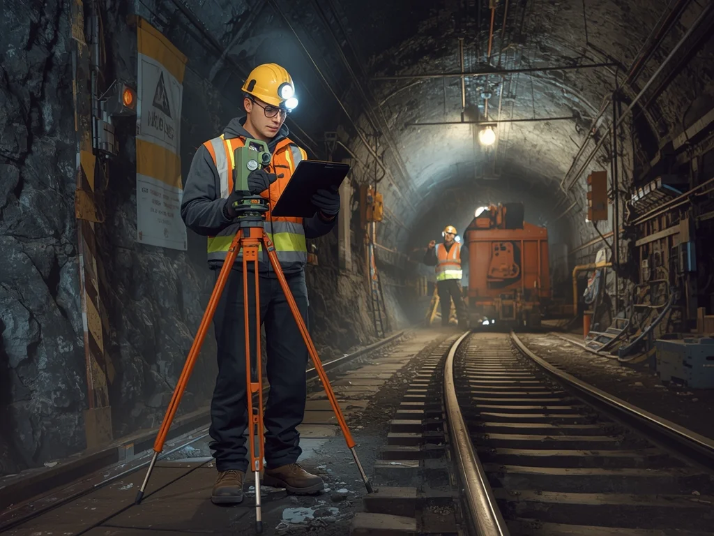 Obrazek poglądowy: Inżynier geodeta – geodezja górnicza