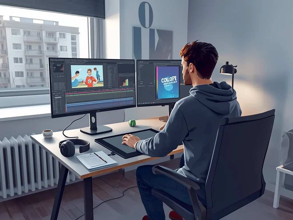 Obrazek poglądowy: Specjalista do spraw animacji multimedialnej