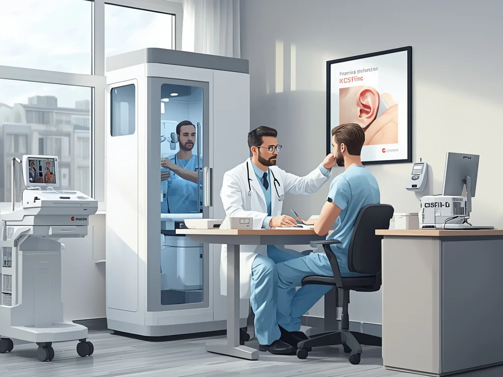 Obrazek poglądowy: Lekarz – specjalista audiologii i foniatrii