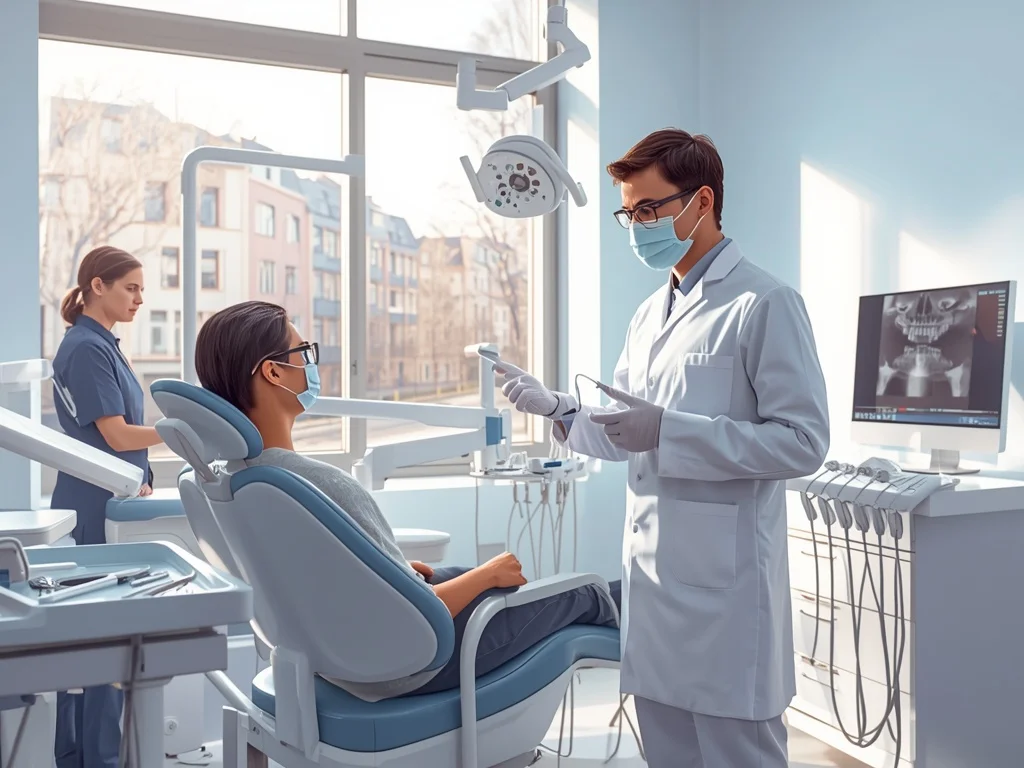 Obrazek poglądowy: lekarz dentysta ze specjalizacją I stopnia