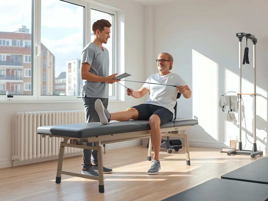 Obrazek poglądowy: Fizjoterapeuta