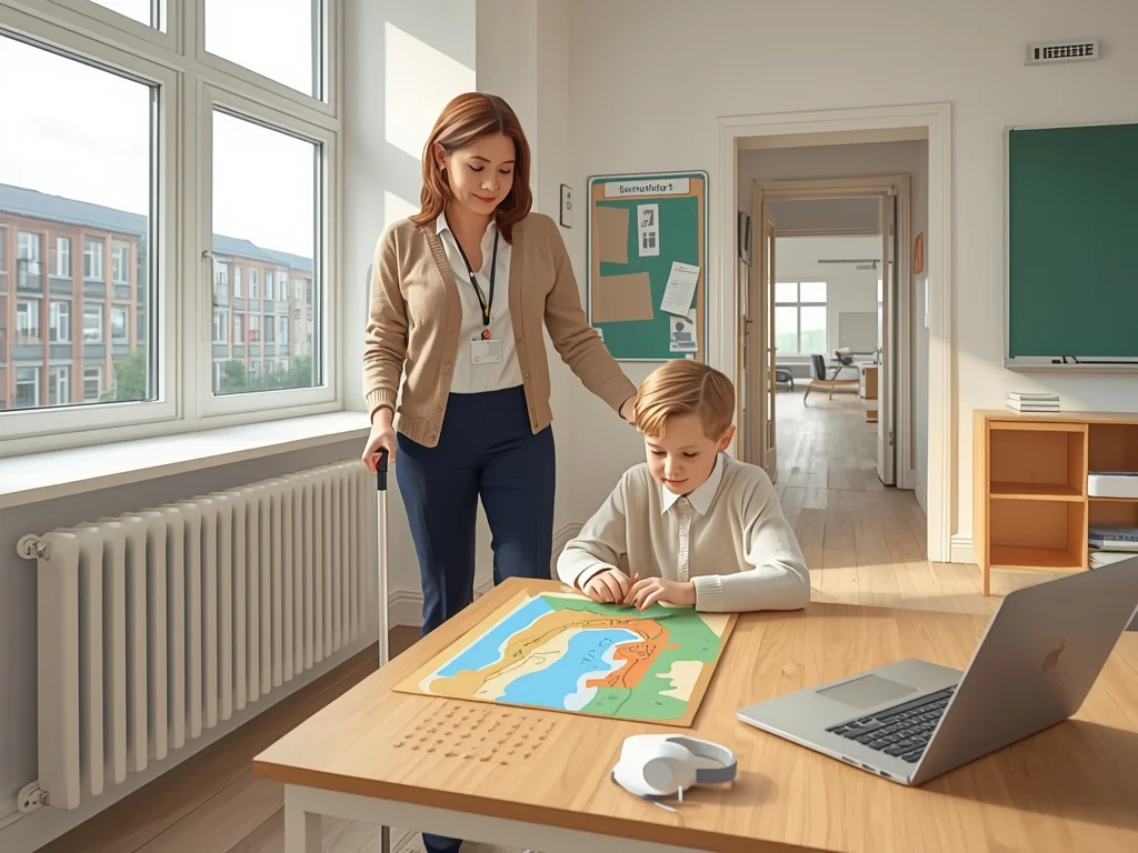 Obrazek poglądowy: Nauczyciel niewidomych i słabowidzących (tyflopedagog)