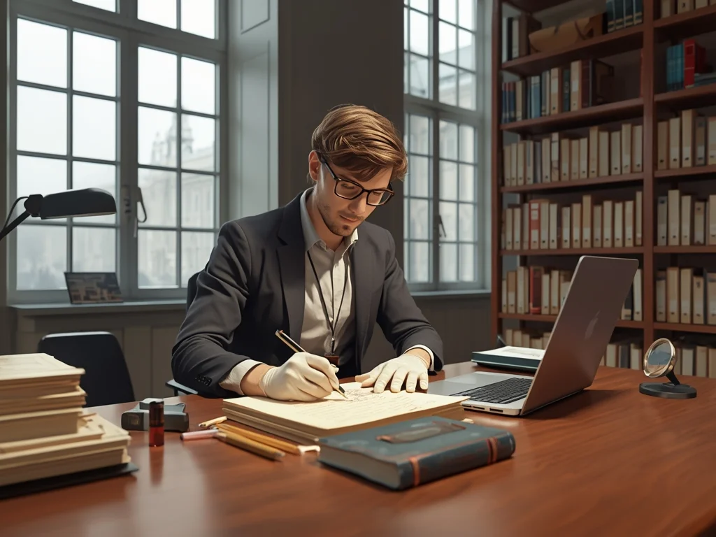 Obrazek poglądowy: Historyk