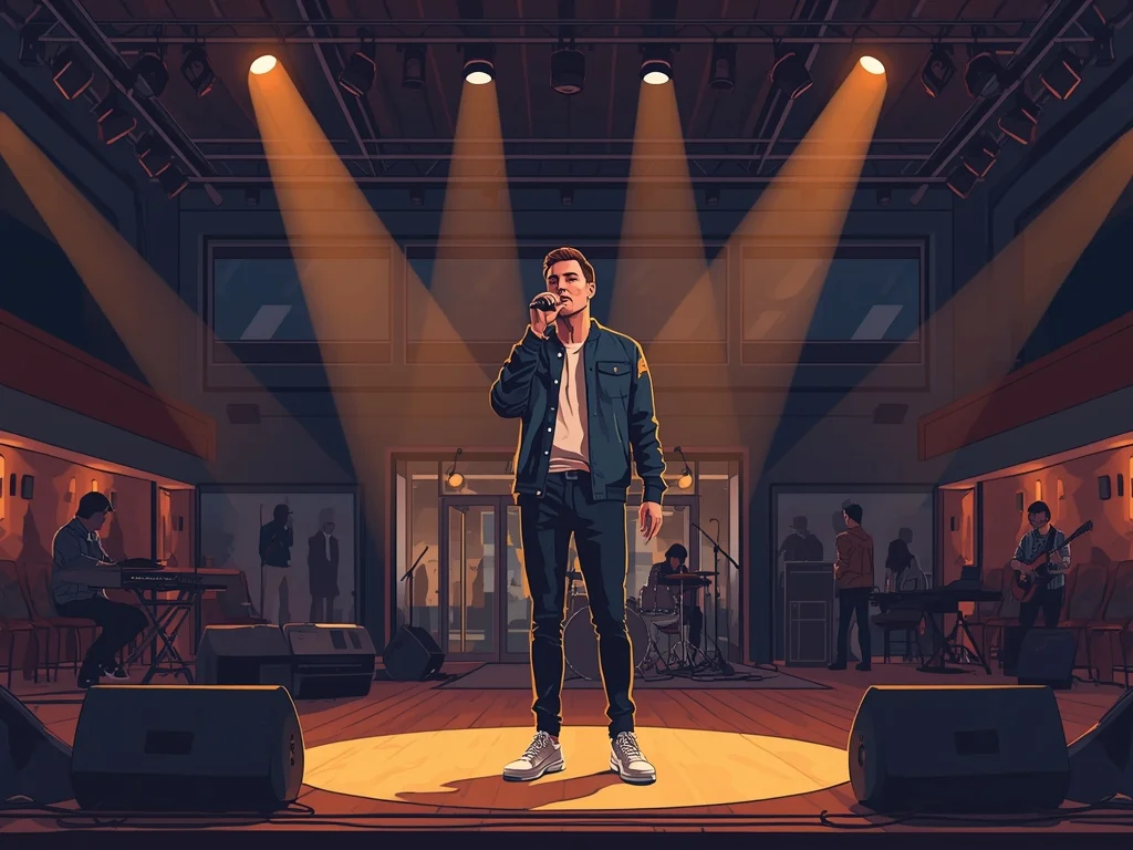 Obrazek poglądowy: Piosenkarz