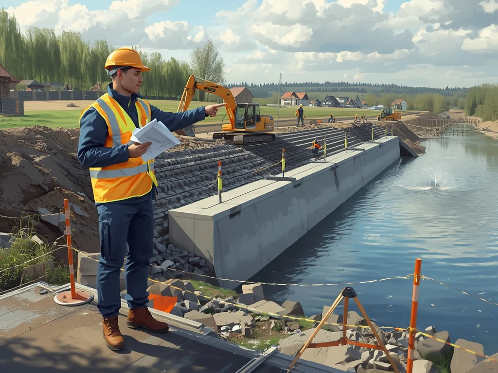 Obrazek poglądowy: Technik budownictwa wodnego