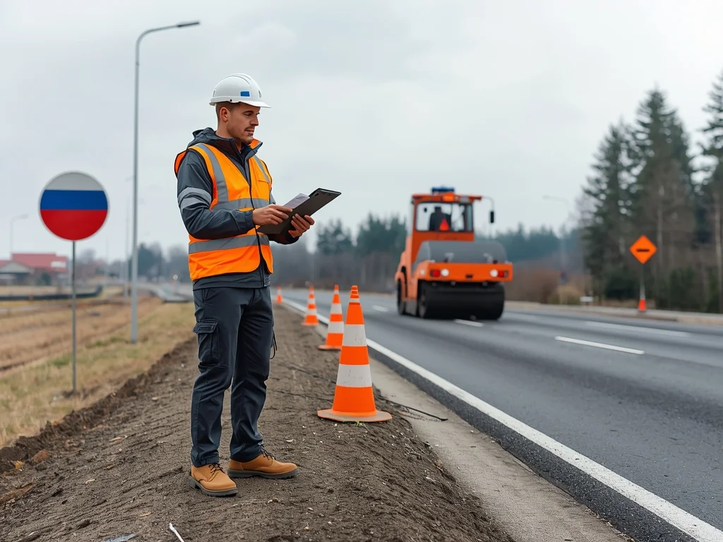 Obrazek poglądowy: Inspektor budowy dróg