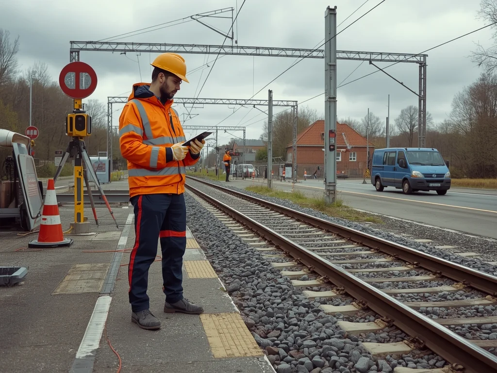 Obrazek poglądowy: Technik dróg kolejowych i obiektów inżynieryjnych
