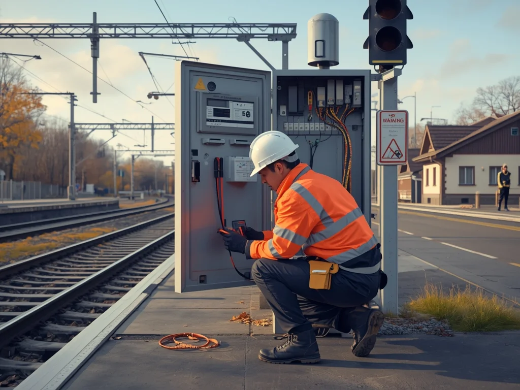 Obrazek poglądowy: Technik elektryk urządzeń zabezpieczenia i sterowania ruchem kolejowym