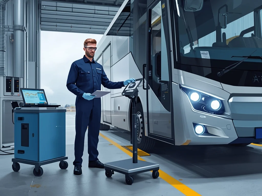 Obrazek poglądowy: Kontroler stanu technicznego pojazdów