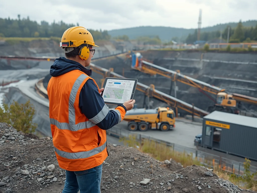 Obrazek poglądowy: Technik górnictwa odkrywkowego