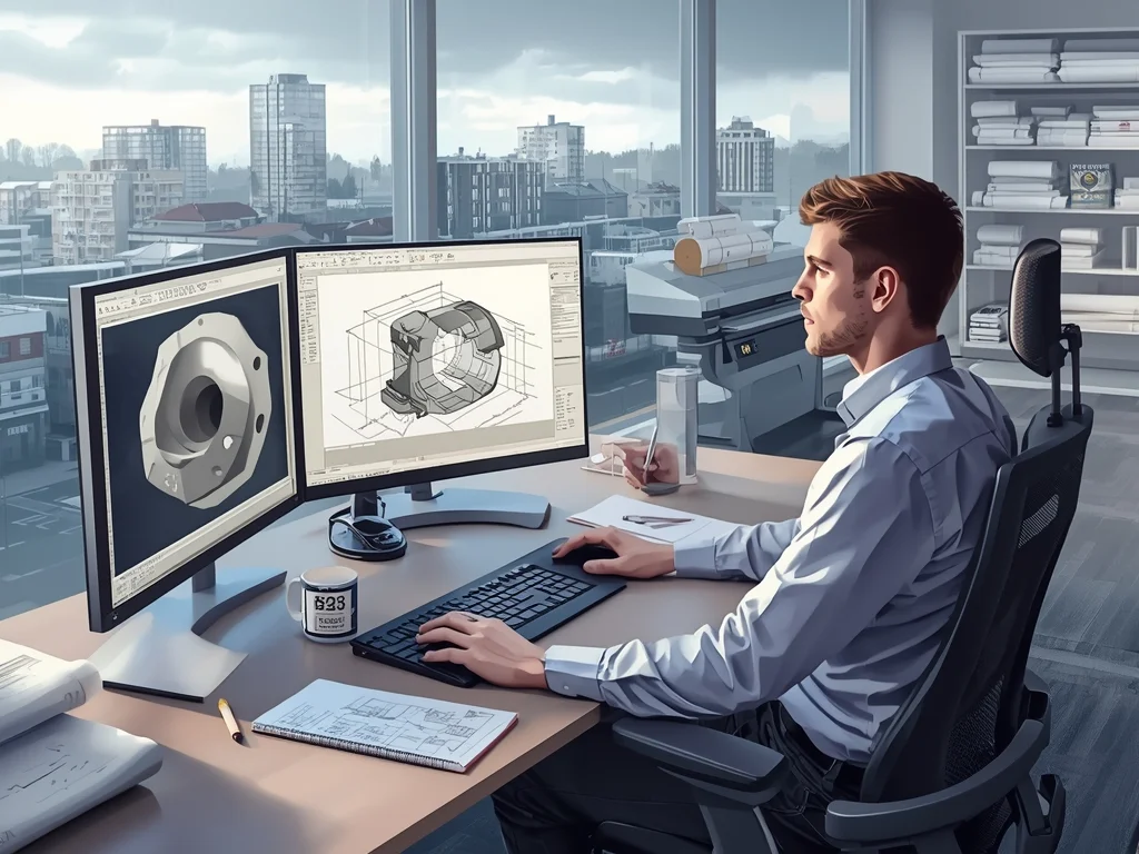 Obrazek poglądowy: Operator CAD