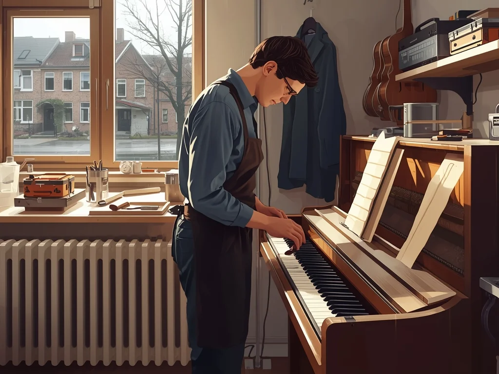 Obrazek poglądowy: Technik instrumentów muzycznych