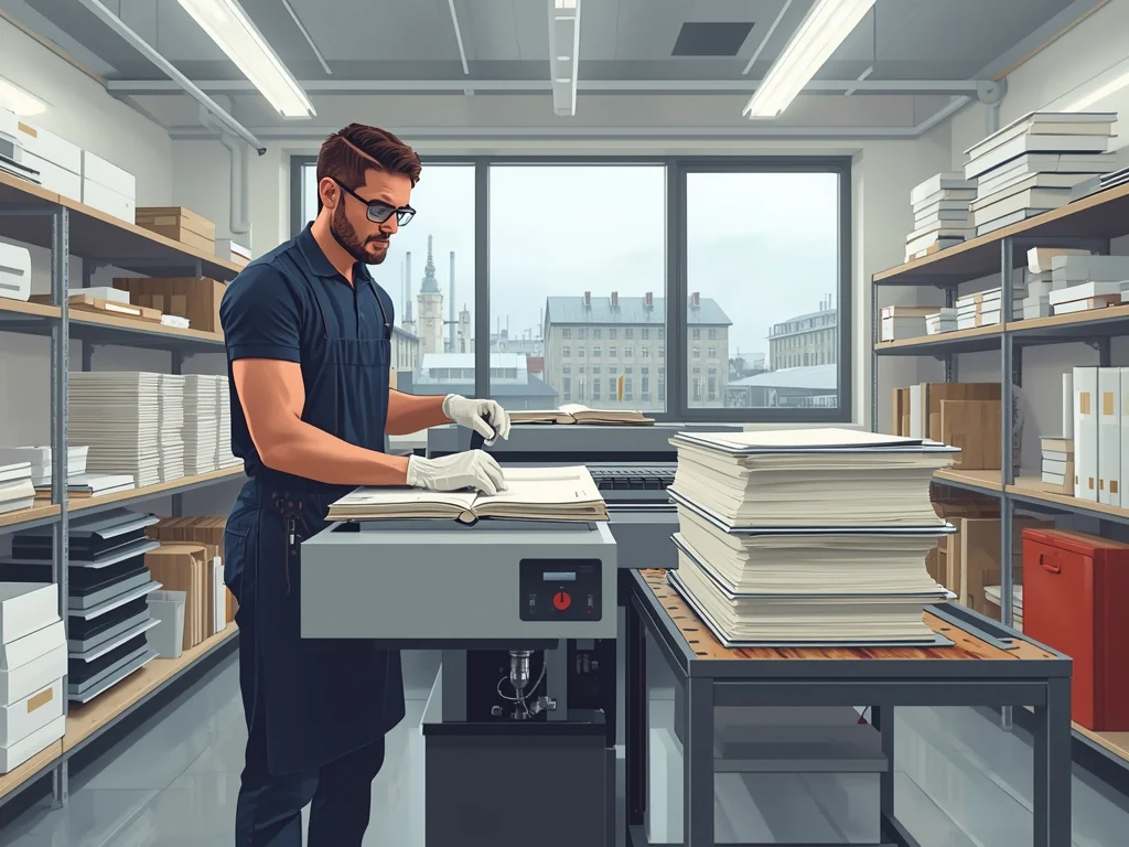 Obrazek poglądowy: Technik procesów introligatorskich