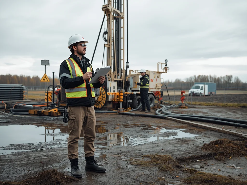 Obrazek poglądowy: Osoby dozoru ruchu w górnictwie otworowym
