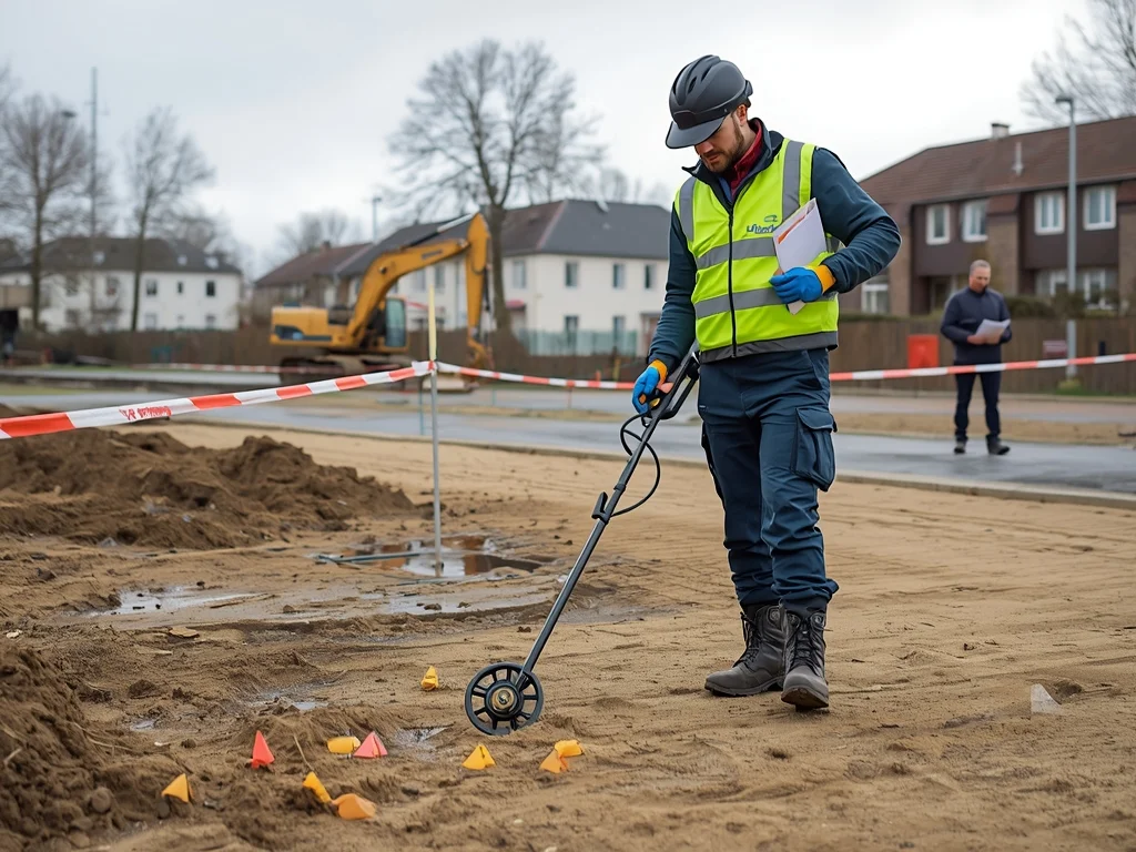 Obrazek poglądowy: Pracownik oczyszczania terenu z materiałów wybuchowych i niebezpiecznych