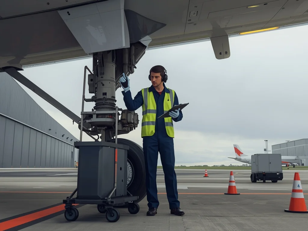 Obrazek poglądowy: Mechanik lotniczy obsługi technicznej