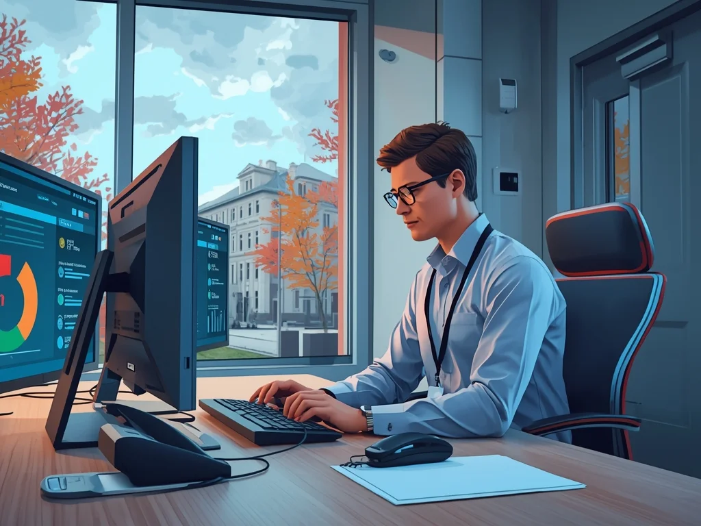 Obrazek poglądowy: Pracownik scentralizowanych systemów rozliczeniowych