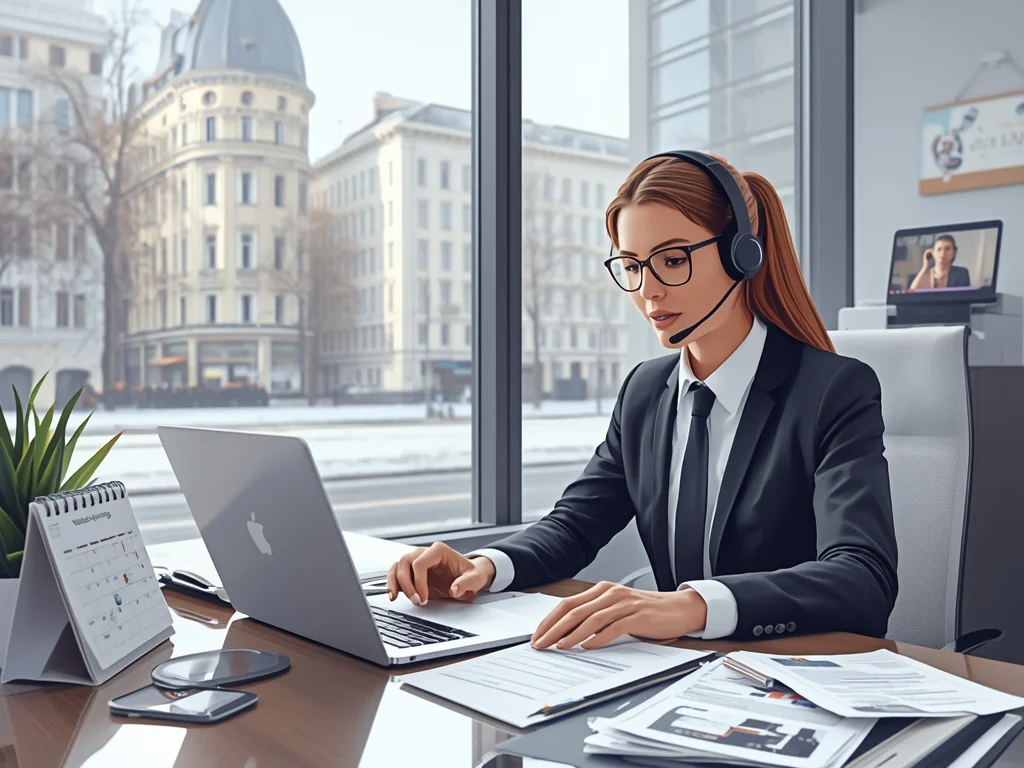 Obrazek poglądowy: Pracownik agencji pracy tymczasowej