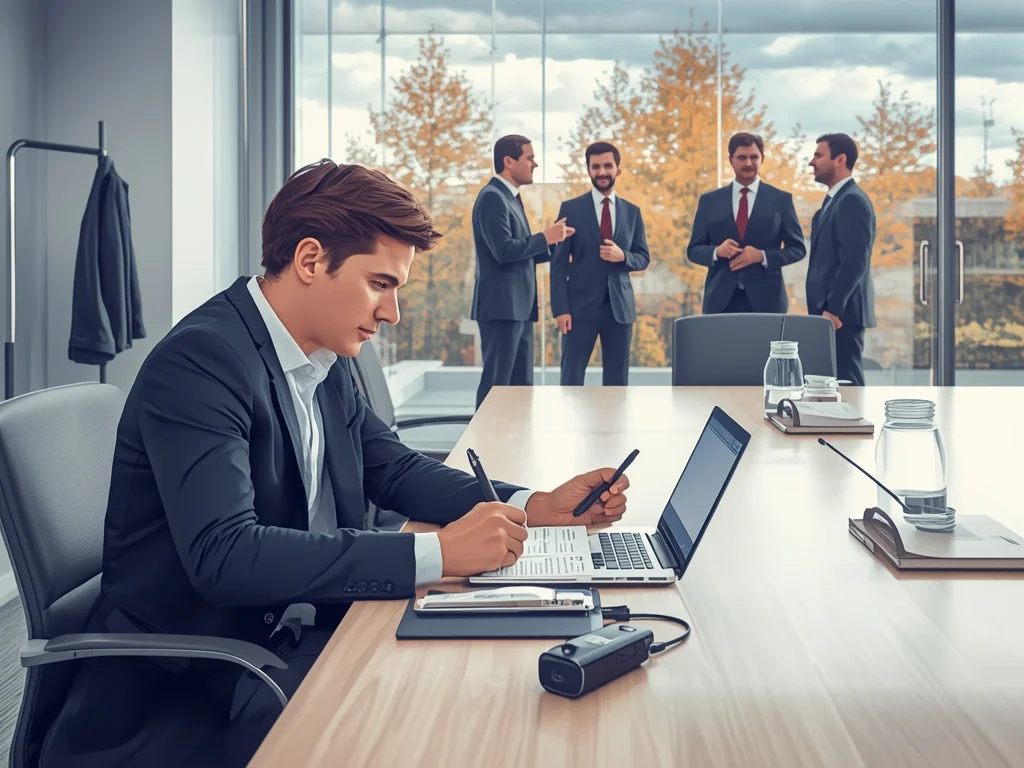 Obrazek poglądowy: Stenograf-protokolant