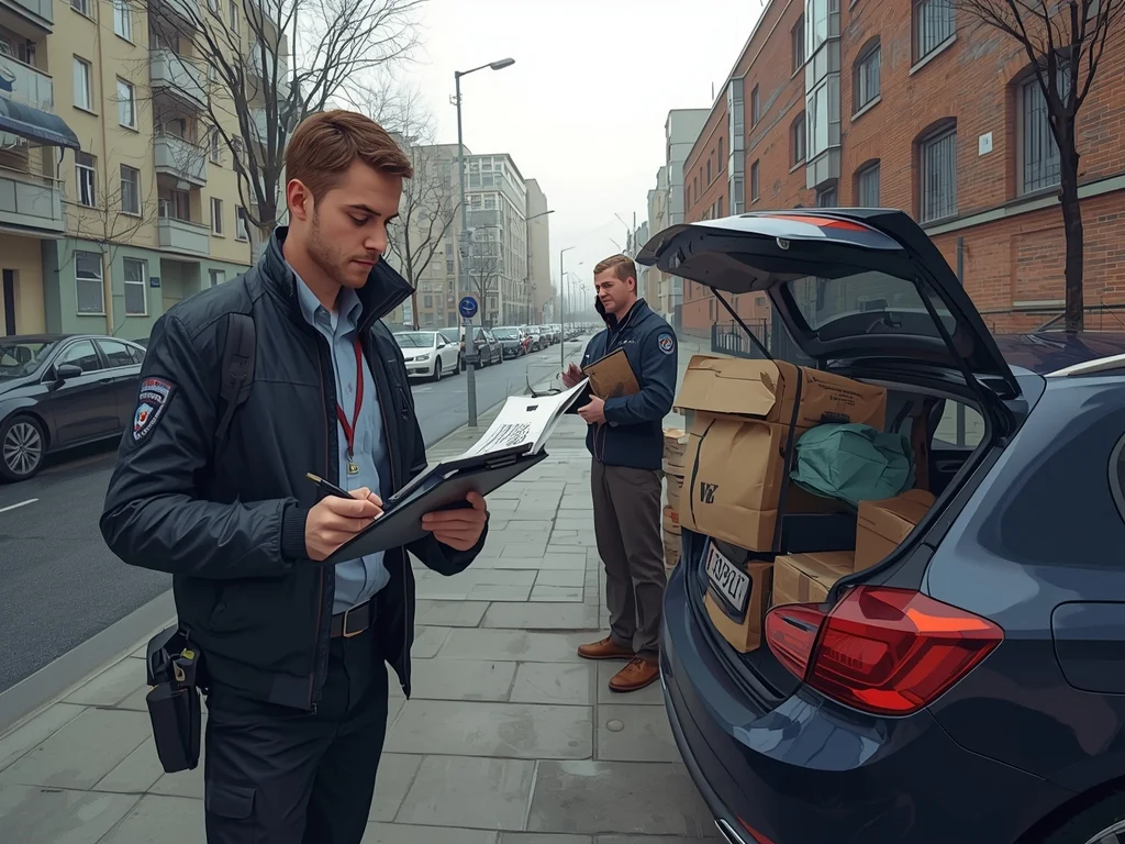 Policjant służby śledczej