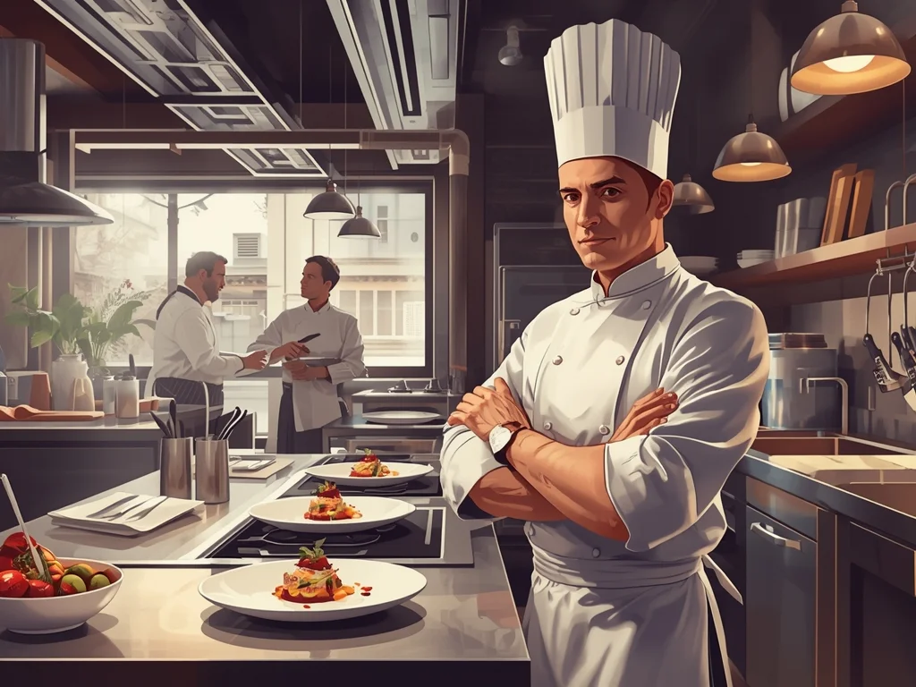 Obrazek poglądowy: Szef kuchni (kuchmistrz)