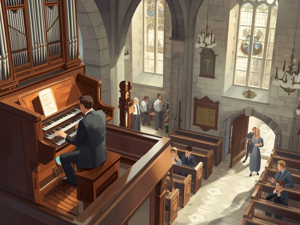 Obrazek poglądowy: Organista