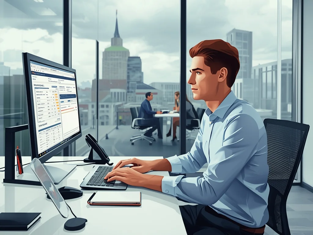 Obrazek poglądowy: Operator zintegrowanych systemów zarządzania zasobami firmy