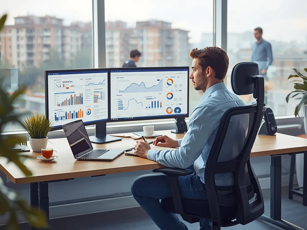 Obrazek poglądowy: Pracownik pozycjonowania stron internetowych