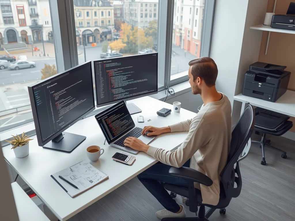 Obrazek poglądowy: Projektant stron internetowych (webmaster)