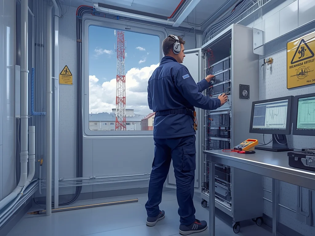 Obrazek poglądowy: Operator radiowych urządzeń transmisyjnych