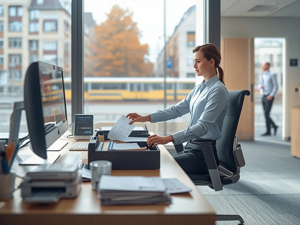 Obrazek poglądowy: Pracownik biurowy