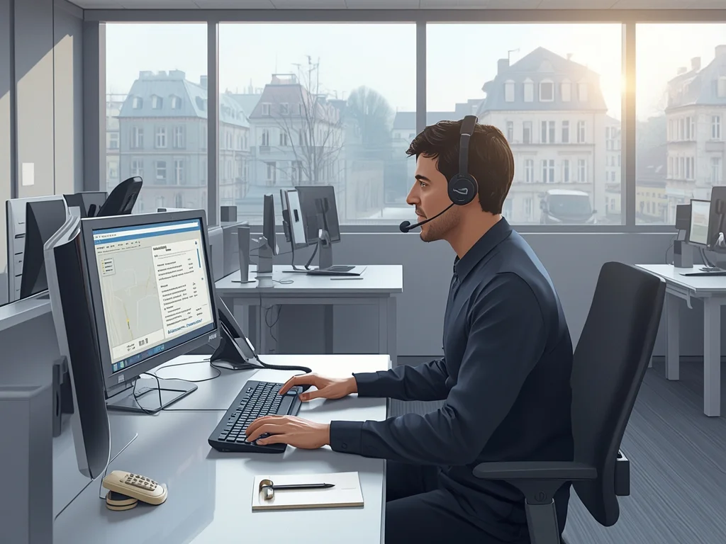 Obrazek poglądowy: Operator numerów alarmowych