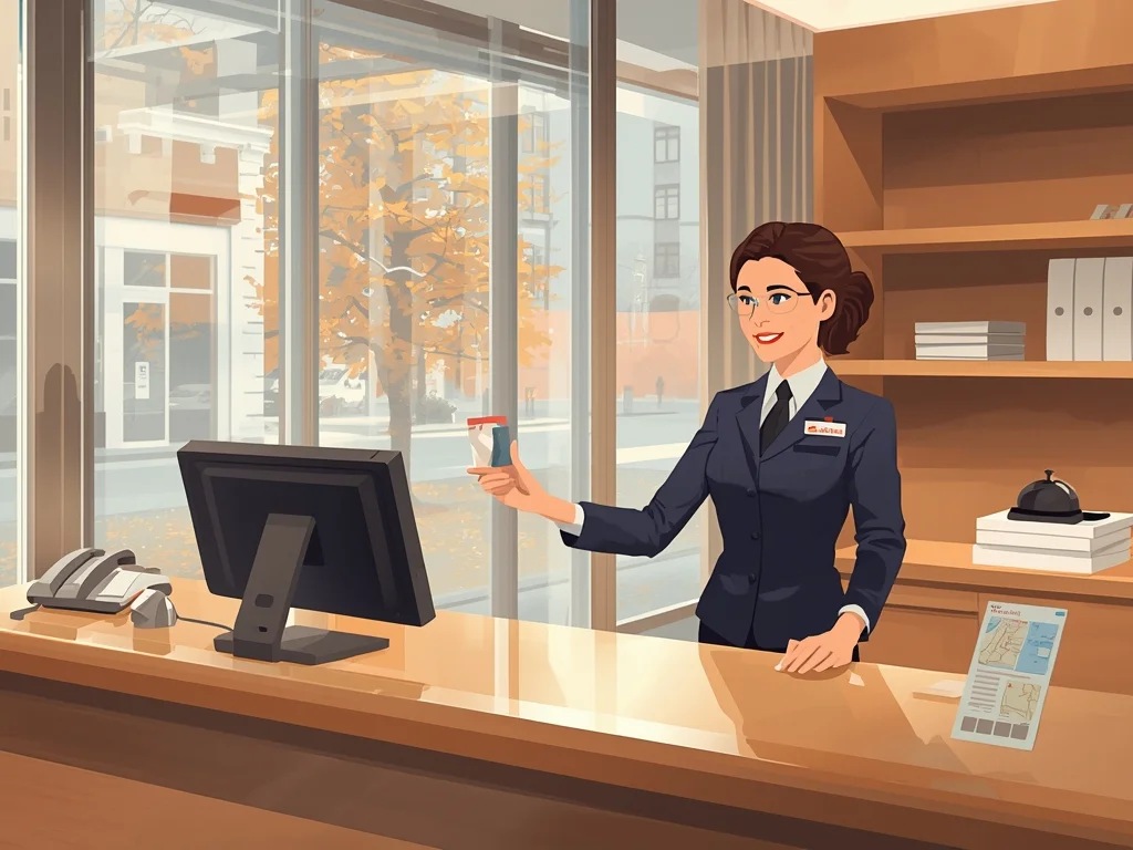 Obrazek poglądowy: Recepcjonista hotelowy