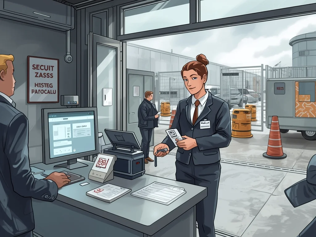 Obrazek poglądowy: Pracownik biura przepustek