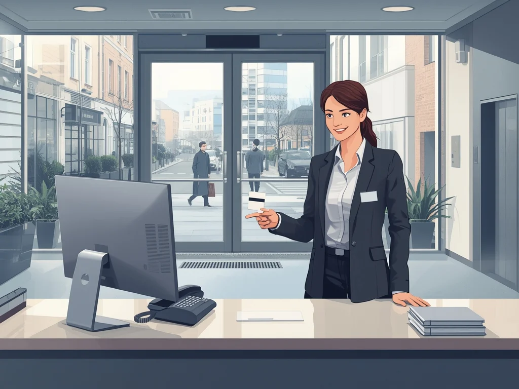 Obrazek poglądowy: Recepcjonista