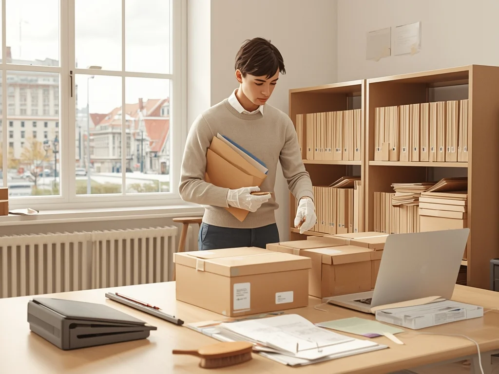 Obrazek poglądowy: Technik archiwista