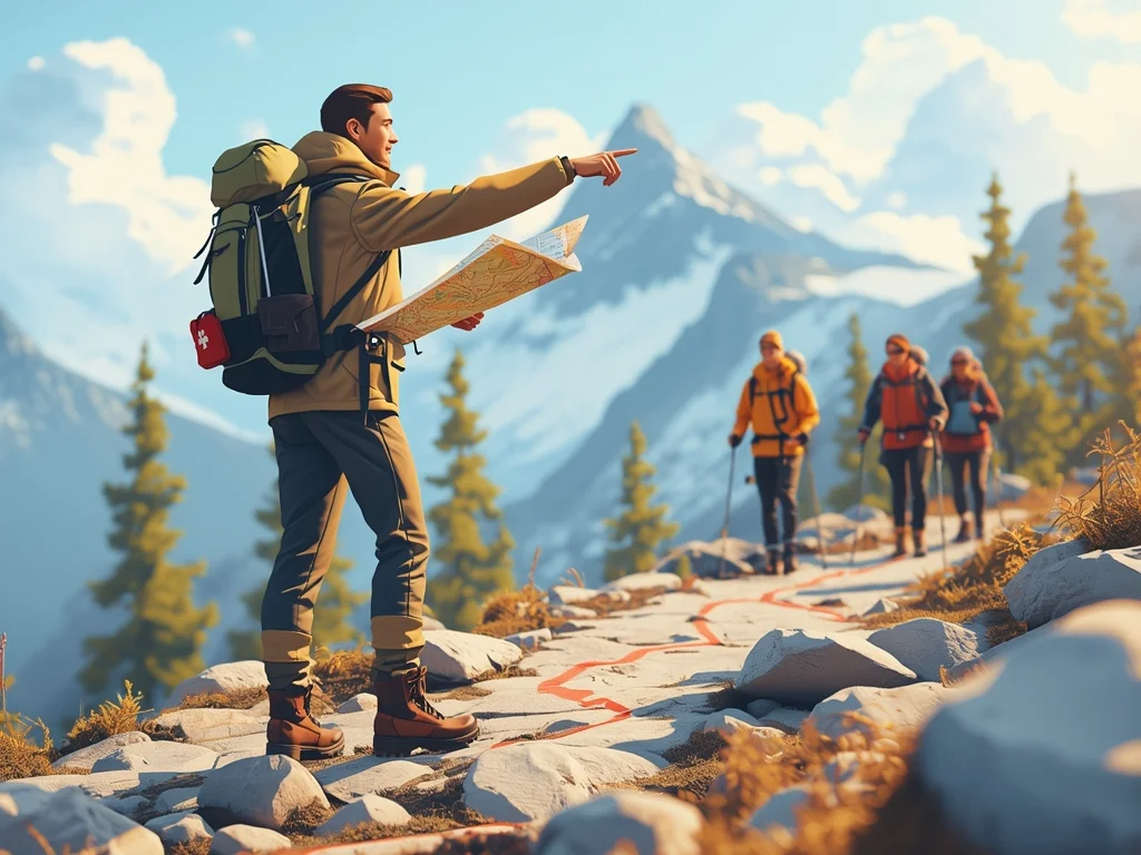 Obrazek poglądowy: Przewodnik turystyczny górski