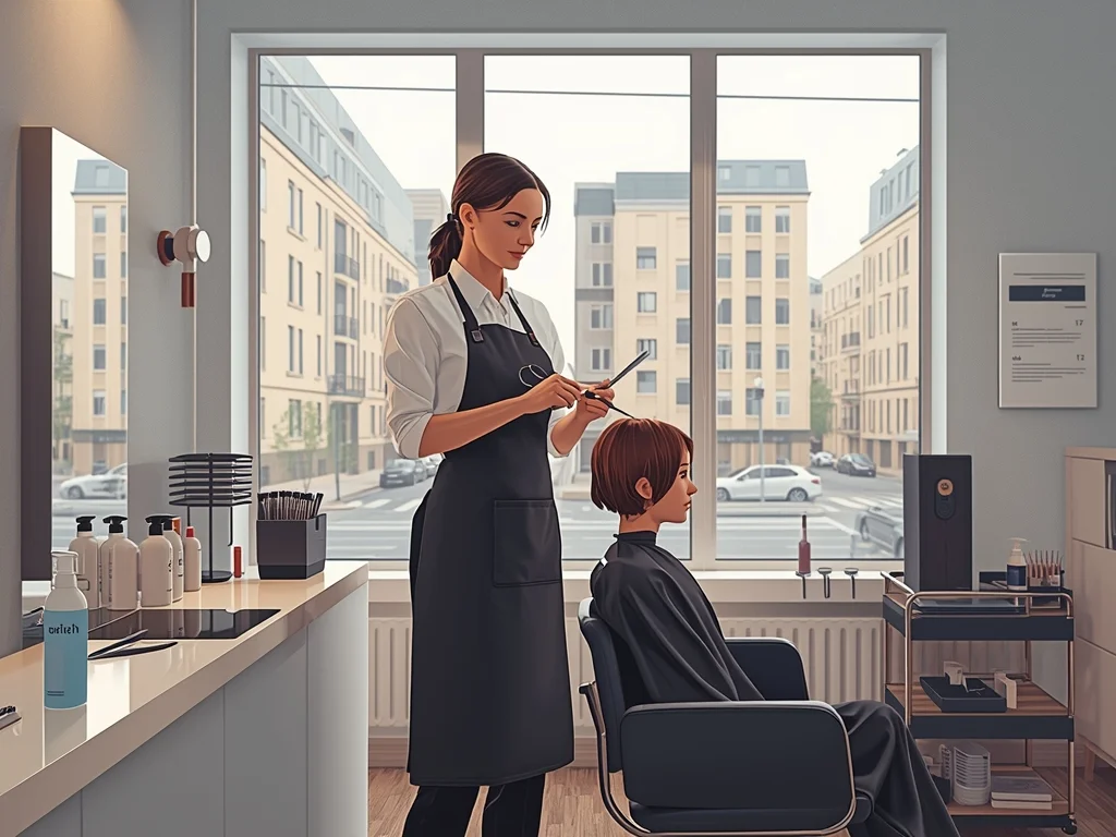 Obrazek poglądowy: Technik usług fryzjerskich