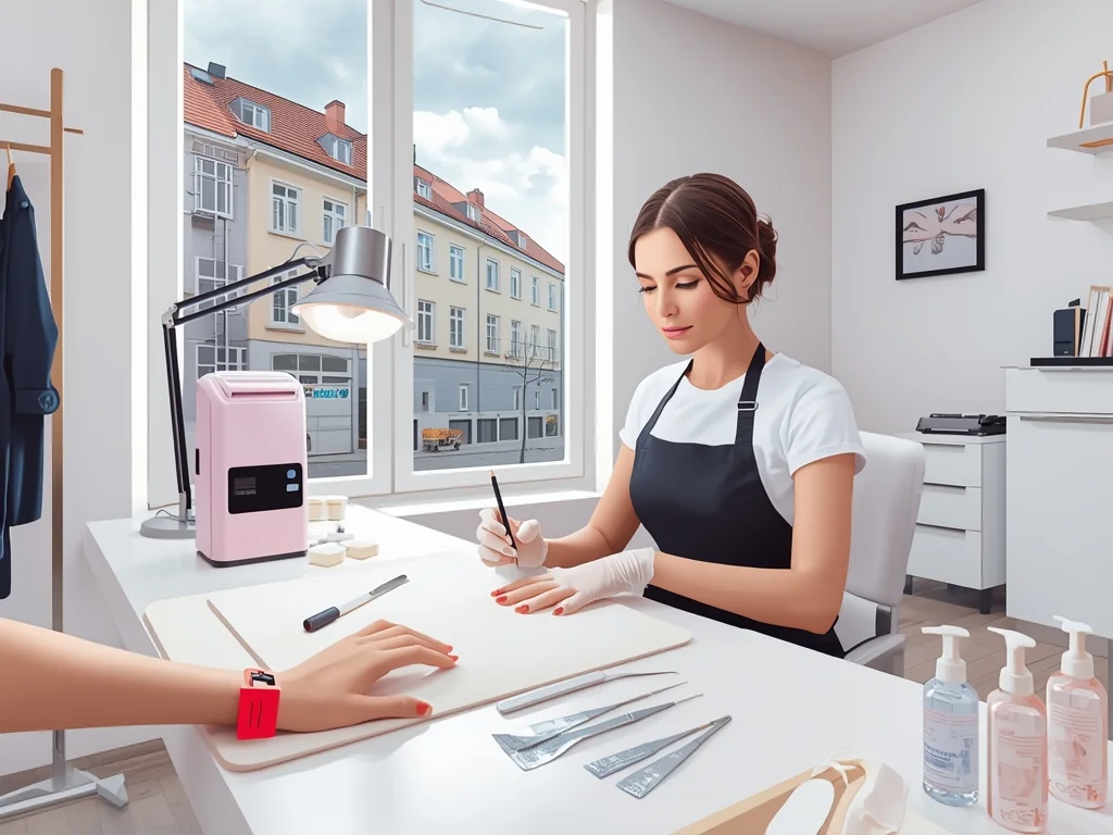 Obrazek poglądowy: Manikiurzystka