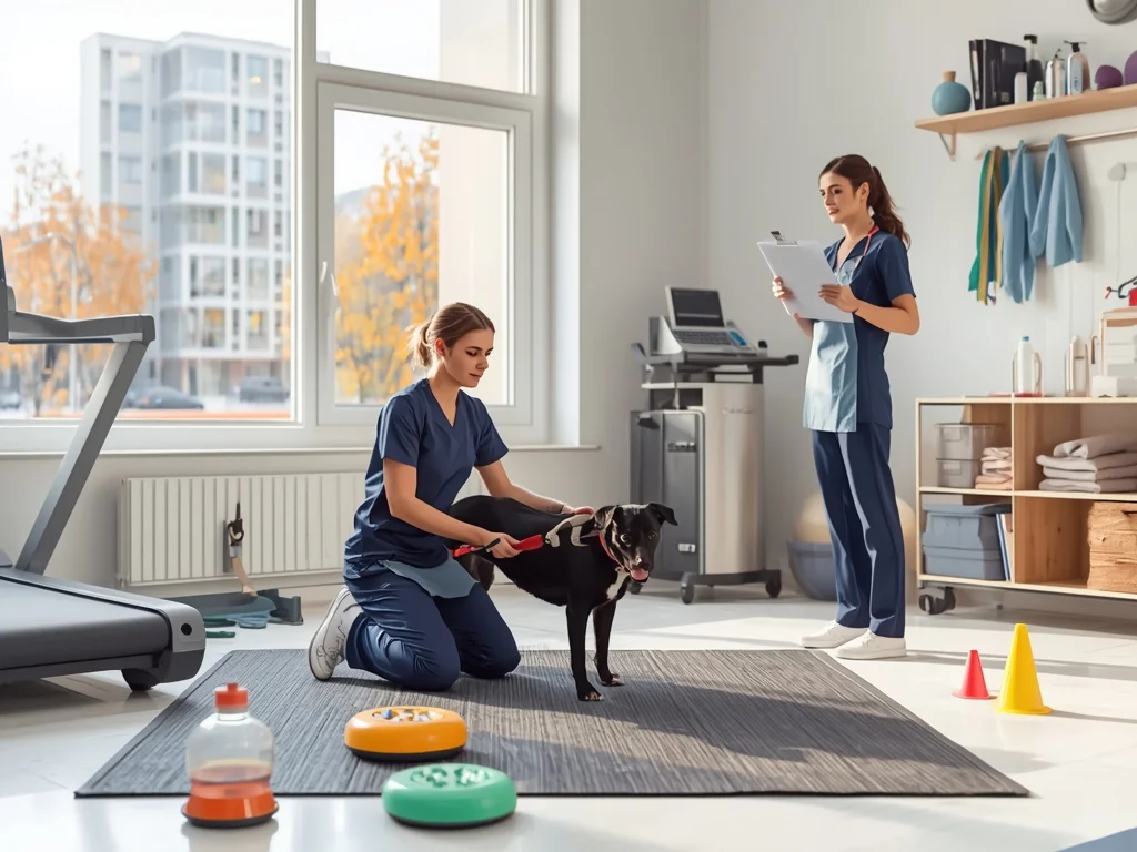 Obrazek poglądowy: Zoofizjoterapeuta