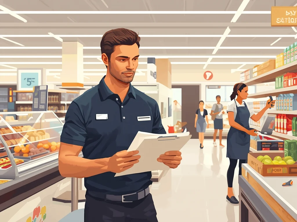 Kierownik stoiska w markecie