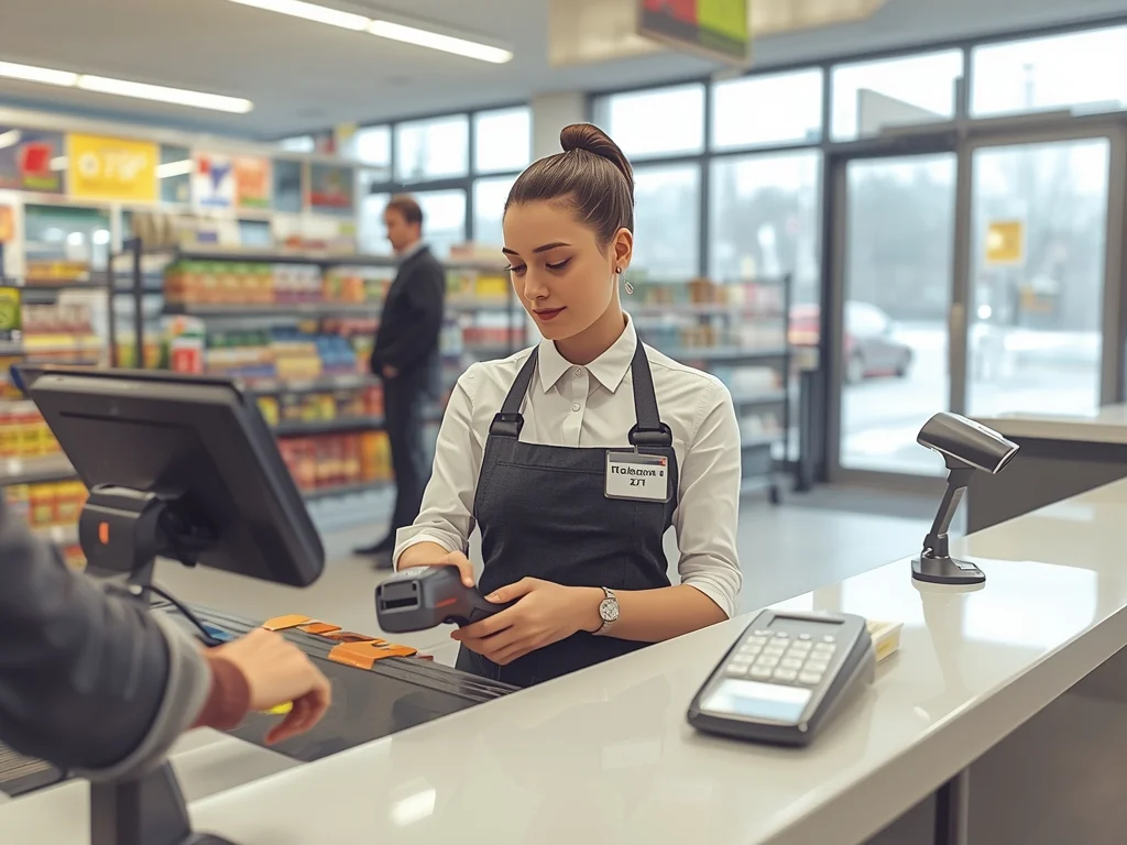 Obrazek poglądowy: Kasjer handlowy