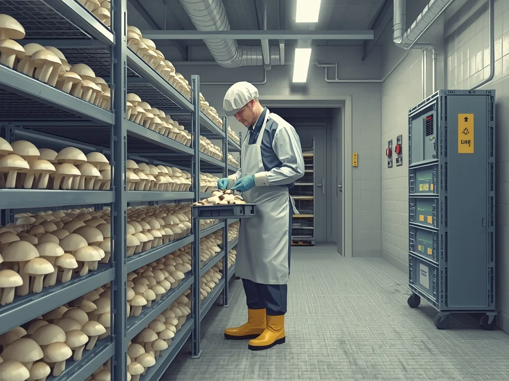 Obrazek poglądowy: Ogrodnik – uprawa grzybów jadalnych