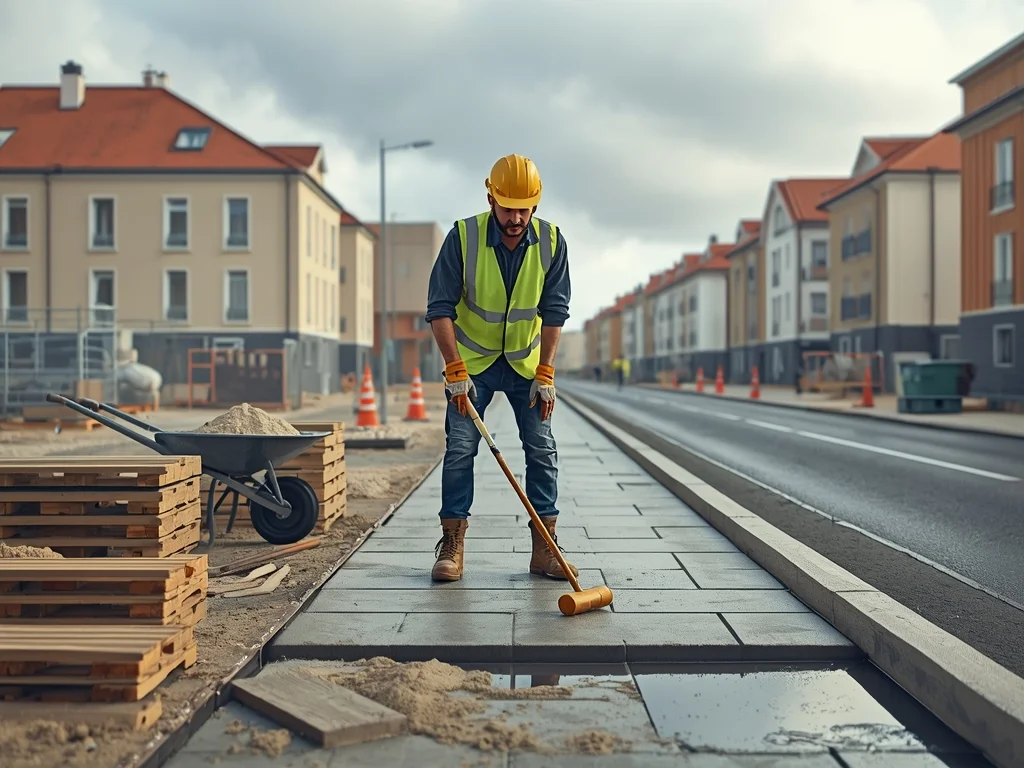 Obrazek poglądowy: Robotnik budowlany